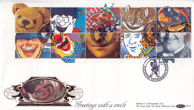 1991 (03) Greetings - Benham D159 - Puncheston, Haverfordwest Official