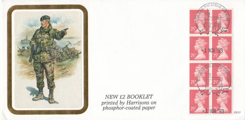 1993 (11) £2 Booklet - Benham D213 - Windsor Counter H/S