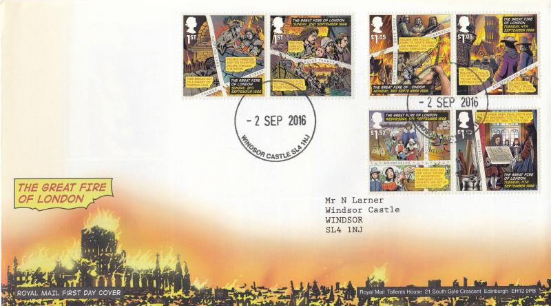 2016 (09) Great Fire of London - RM - Windsor Castle CDS