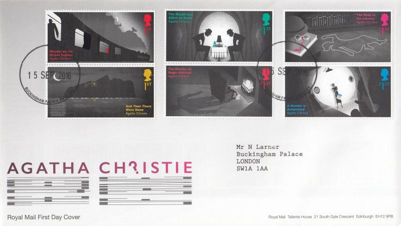 2016 (09) Agatha Christie - RM - Buckingham Palace CDS