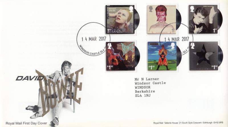 2017 (03) David Bowie (Stamps) - RM - Windsor Castle CDS