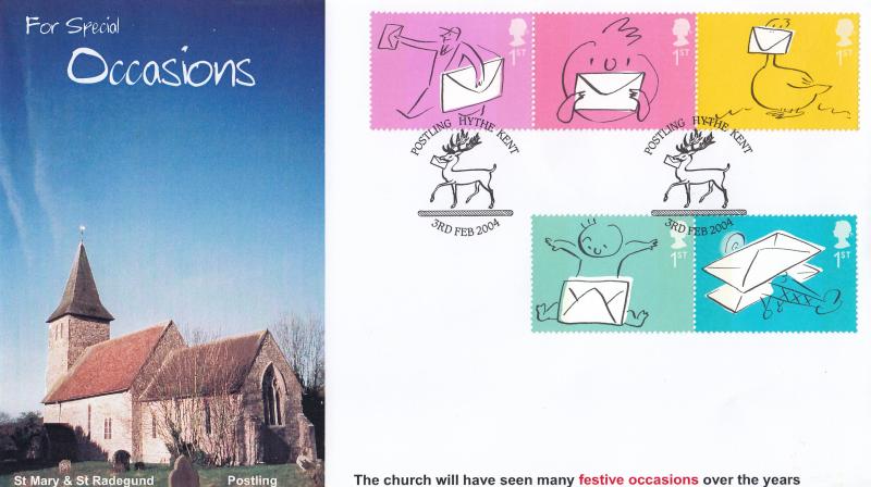 2004 (02) Occasions - Privately Produced 'Ray Best' Cover - Postling H/S