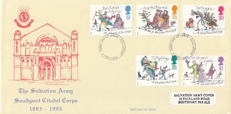1993 (11) Christmas - Salvation Army (Southport) Official - Southport FDI