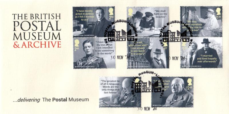 2024 (11) Winston Churchill - British Postal Museum & Archive (BPMA) Official