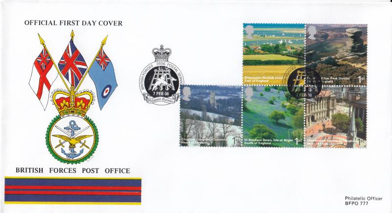 2006 (02) England - British Forces Post Office (BF2896PS) Official (Pair)