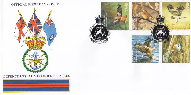 2007 (09) Birds - British Forces Post Office (BF3010PS) Official