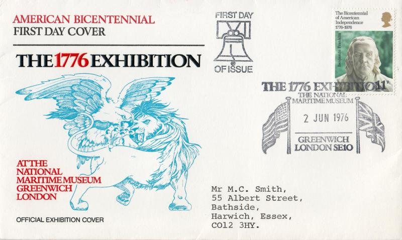 1976 (06) USA Bicentenary - Pilgrim National Maritime Museum Official