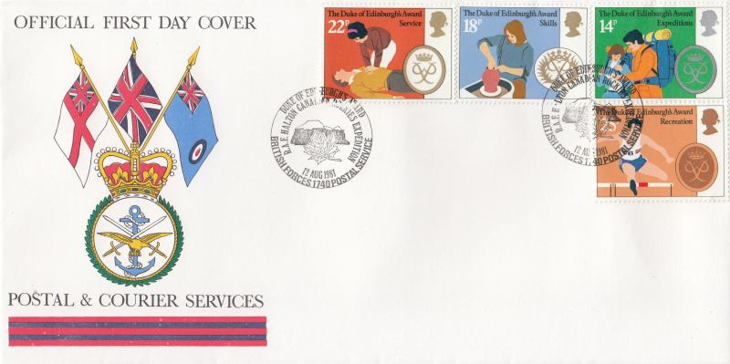 1991 (08) Duke of Edinburgh Awards - 'Postal & Courier' Alternative' Official