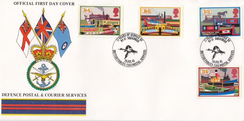 1993 (07) Canals - Postal & Courier 'Alternative' Official