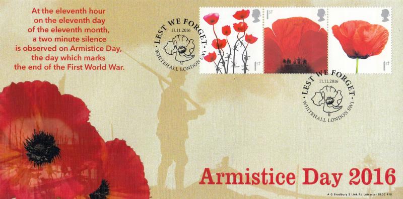 2016 (11) Armistice Day - Bradbury 'Lest We Forget' Special - Whitehall H/S