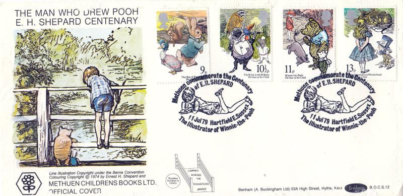 1979 (07) Year Of The Child - Benham BOCS 12 Official - Doubled 2010 Winnie The Pooh Set & a Bearwood CDS