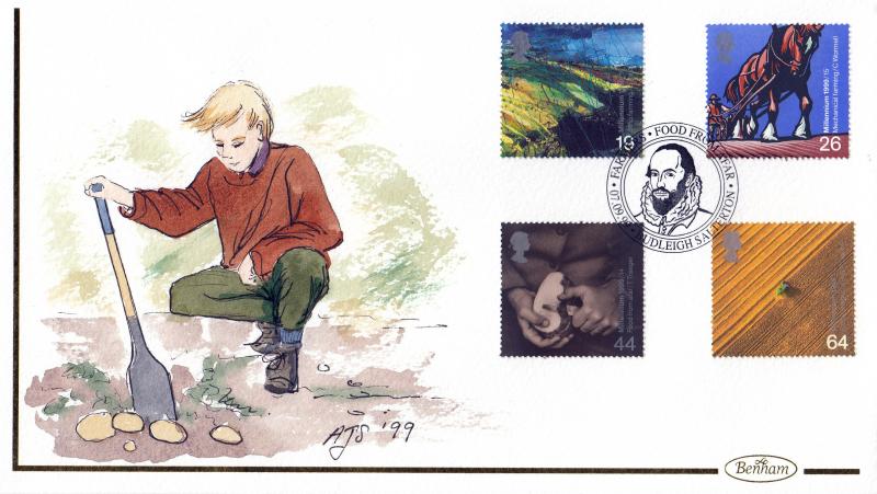 1999 (09) Farmers - Benham Hand Painted (Budleigh Salterton) Official