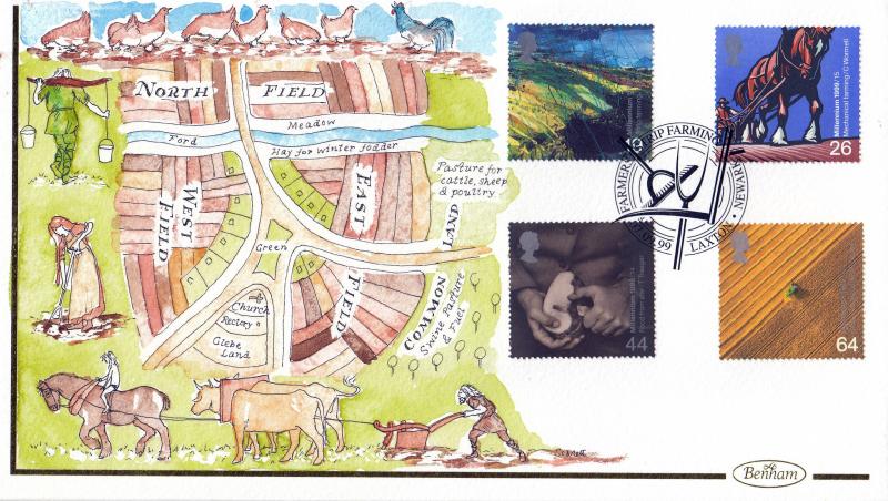 1999 (09) Farmers - Benham Hand Painted (Laxton) Official