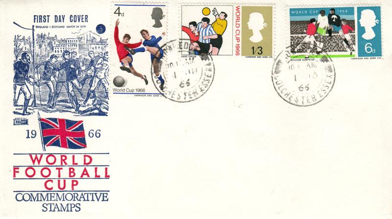 1966 (06) World Cup - Philart - Non Phosphor - Rowhedge, Colchester CDS