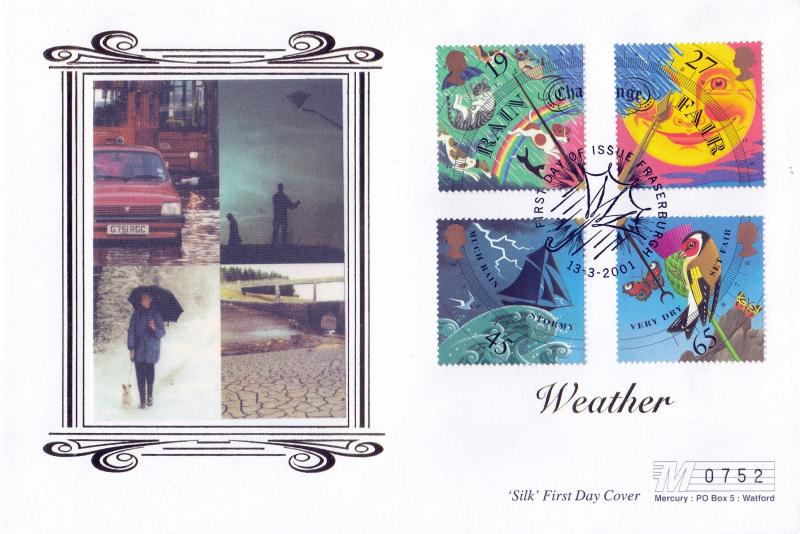 2001 (03) Weather (Stamps) - Westminster 'Silk' Special