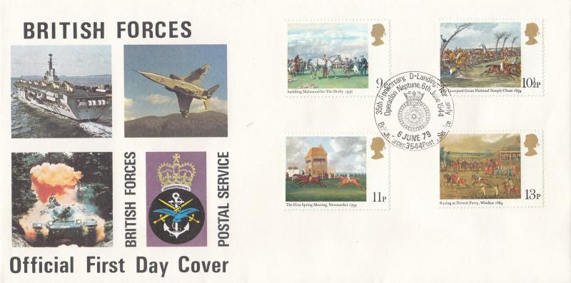 1979 (06) Horses - British Forces Postal Service 'Operation Neptune' Official