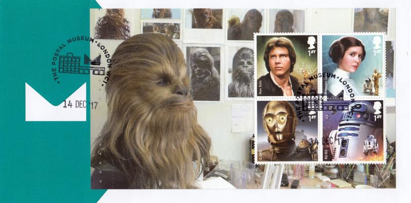 2017 (12) Star Wars PSB - National Postal Museum Official (Set of Four)