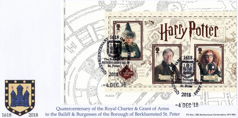 2018 (12) Harry Potter PSB - Barham 'Borough of Berkhamsted St. Peter' Official (Set of Five)