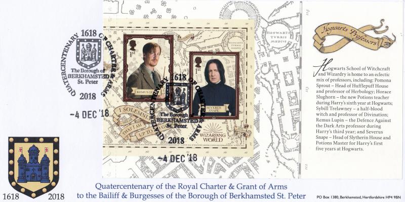 2018 (12) Harry Potter PSB - Barham 'Borough of Berkhamsted St. Peter' Official (Set of Five)