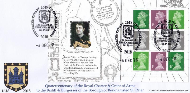 2018 (12) Harry Potter PSB - Barham 'Borough of Berkhamsted St. Peter' Official (Set of Five)