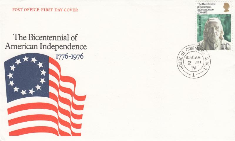 1976 (06) USA Bicentenary - PO - House of Commons CDS