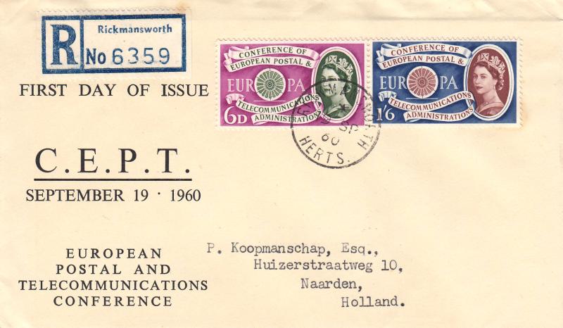 1960 (09) Europa - B&W 'Text' Cover - Rickmansworth CDS