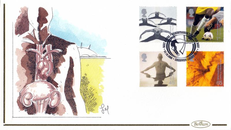 2000 (10) Body & Bone - Benham 'Hand Painted' (Greenwich) Official