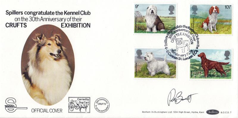 1979 (02) Dogs - Benham BOCS 7(Crufts) Official - Signed by Peter Barrett