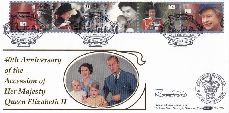 1992 (02) Accession - Benham BLCS 72 'Windsor Castle' Official - Signed by Wing Commander Beresford