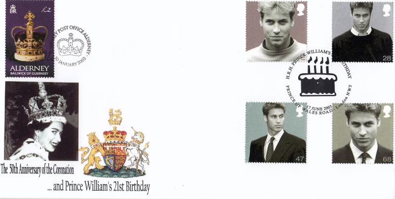 2003 (06) Prince William - Peter Payne 'Prince of Wales Road' Official - Doubled in Alderney