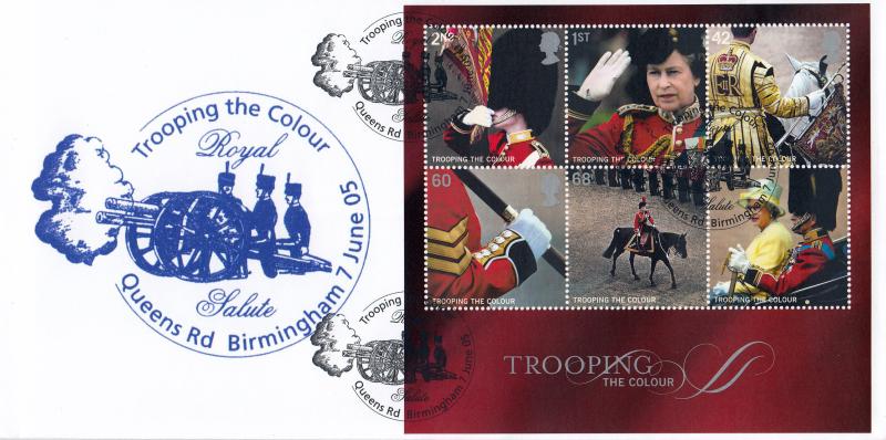 2005 (06) Trooping Of The Colour (M/S) - Royal Salute, Birmingham Special