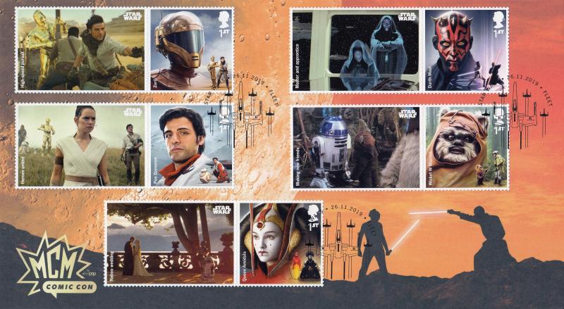 2019 (11) Star Wars (Collectors Sheet) - Internet 'Rise & Fleet' Specials (Pair)