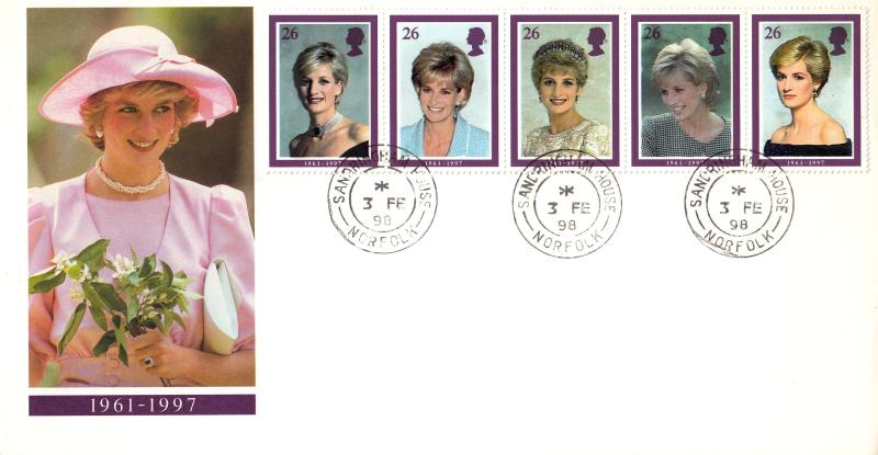 1998 (02) Diana - RM - Sandringham House CDS