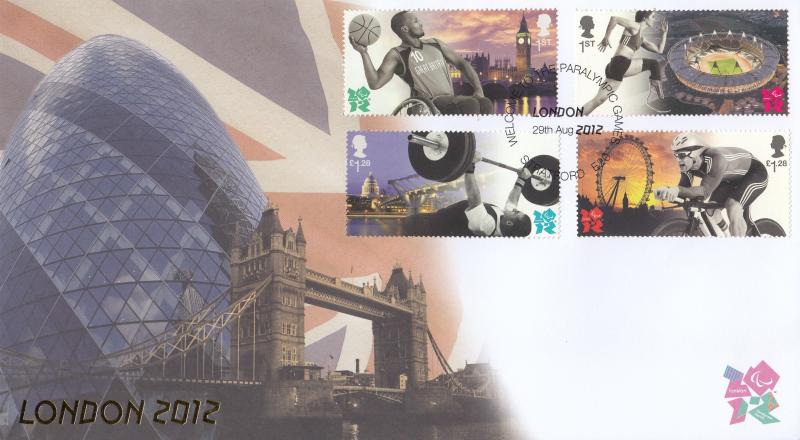 2012 (08) Welcome To The London Paralympic Games M/S - Internet 'Welcome To The Paralympic Games, E20' Official