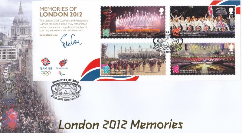 2012 (09) Memories of London 2012 M/S - Internet 'E20 Stadium (Oval)' (St Paul's) Official