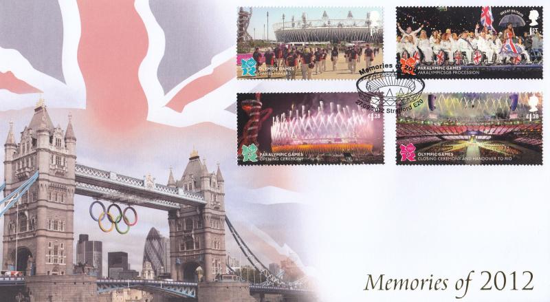 2012 (09) Memories of London 2012 M/S - Internet 'E20 Stadium (Oval)' (Tower Bridge) Official