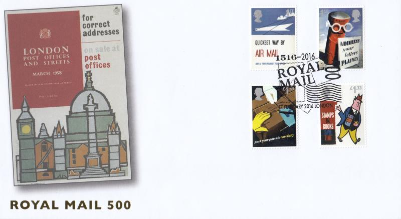 2016 (02) Royal Mail 500 (M/S) - Internet 'Royal Mail 500, London' Special