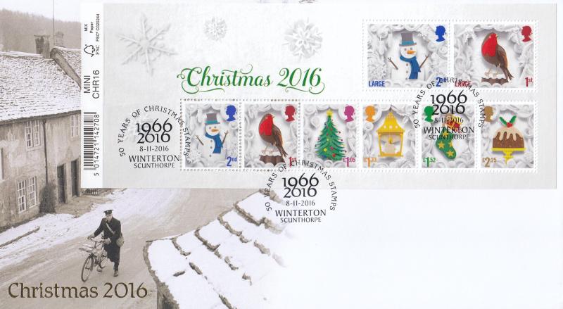 2016 (11) Christmas (M/S) - Internet 'Winterton' Official (With Barcode)