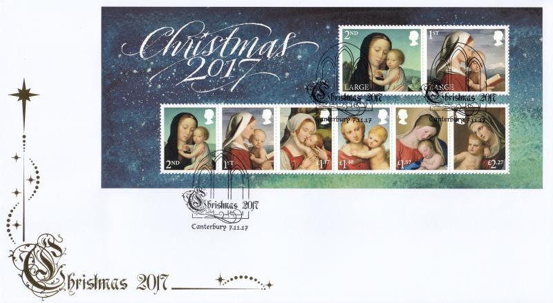 2017 (11) Christmas (M/S) - Internet 'Canterbury' Official (No Barcode)