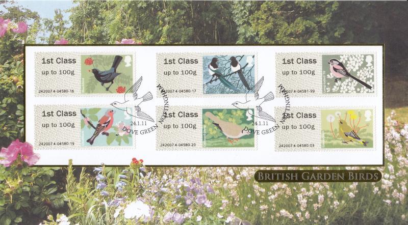 2011 (01) Birds Post & Go - Internet 'Dove Green' Official