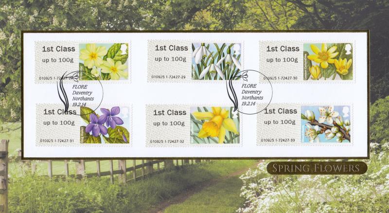 2014 (02) British Flora - Spring Bloom Post & Go - Internet 'Flore' Official