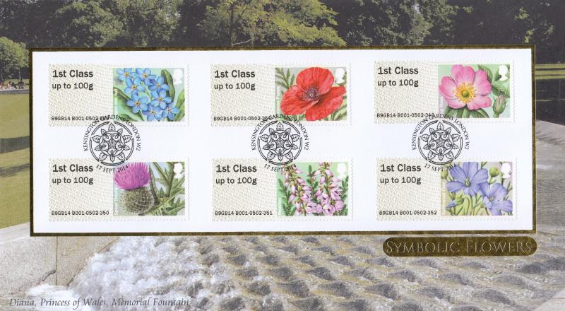 2014 (09) Symbolic Flowers Post & Go - Internet 'Kensington Gardens' Official