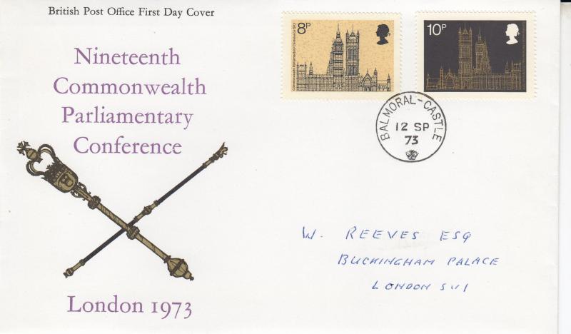 1973 (09) Parliament - PO - Balmoral Castle CDS