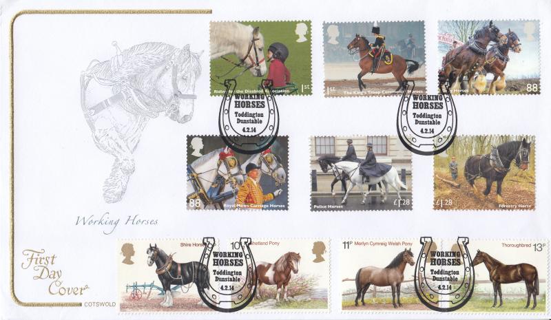 2014 (02) Working Horses - Cotswold - Toddington, Dunstable H/S - With the 1978 Set