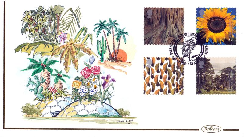 2000 (08) Tree & Leaf - Benham Hand Painted (St Austell) Official