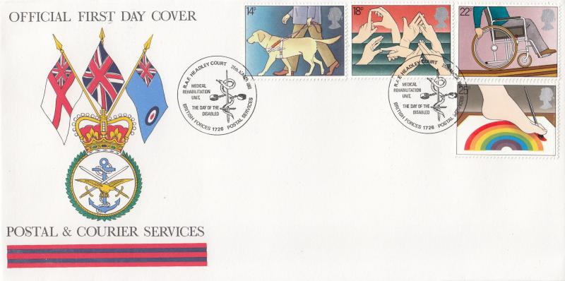 1981 (03) Disabled - Forces Postal & Courier Services BF1726PS 'Alternative' Official