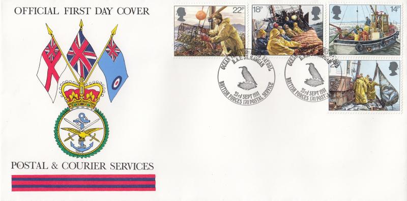 1981 (09) Fishing - Forces Postal & Courier Service BF1741PS 'Alternative Official