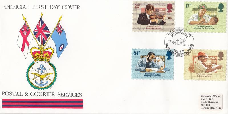 1984 (09) British Council - Forces Postal & Courier Services BF1850PS 'Alternative' Official
