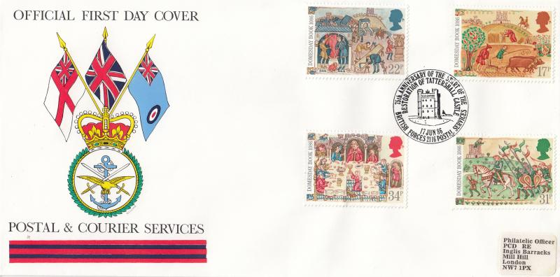 1986 (06) Medieval - Forces Postal & Courier Services BF2116PS 'Alternative' Official