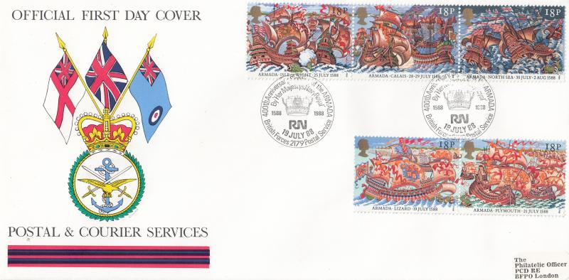 1988 (07) Armada - Forces Postal & Courier Services BF2179PS 'Alternative' Official